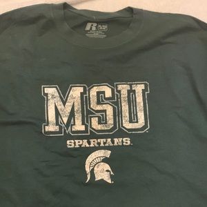 Michigan State long sleeve Russell athletic T-shirt